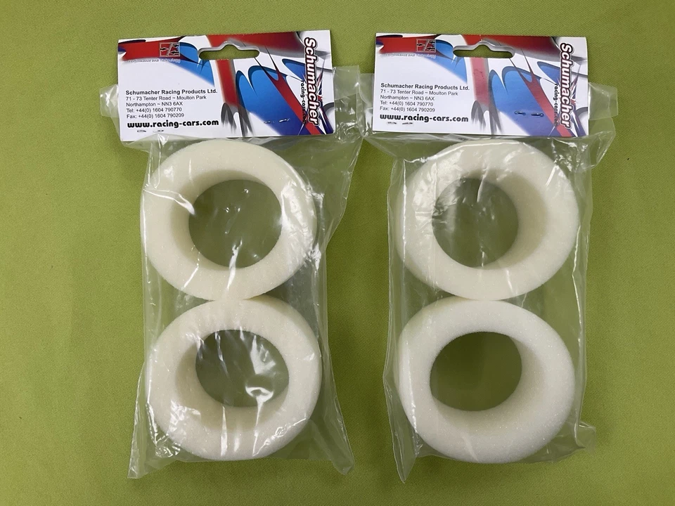 4 Schumacher Racing Foam Tyre Inserts, Soft Ultra Wide, U6668 - Bild 3 von 3