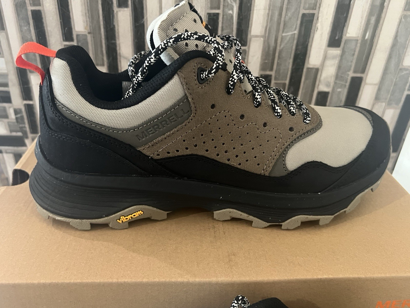 Scarpe da trekking Merrell Speed Solo nere boulder taglia 9