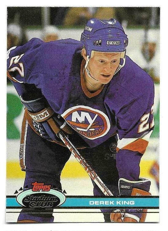 DEREK KING 1991-92 STADIUM CLUB CARD MINT CONDITION