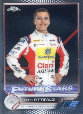 2022 Topps Chrome Formula 1 F1 #95 Enzo Fittipaldi - F2 Charouz Racing System