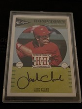 2013 Panini Hometown Heroes - Hometown Signatures Jack Clark #HSJA (AU)