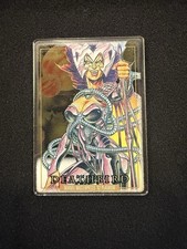 2024 SKYBOX Marvel Masterpieces 92 Platinum #73 DEATHBIRD thick Heavy Plexi