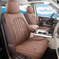 Dodge Ram 2 Front Seat Covers Custom Fit for 2002-2025 1500 2500 3500 Pickup Cre