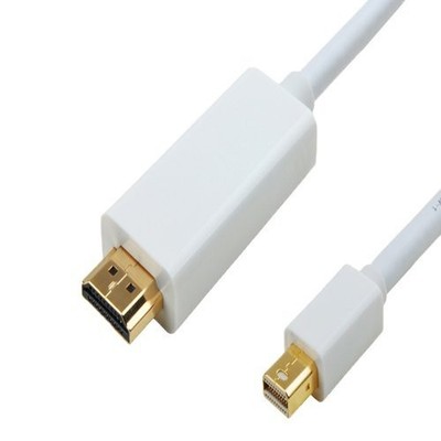4xem 4XMDPHDMI6 Standard Video/Audio Cable, DisplayPort/HDMI, White