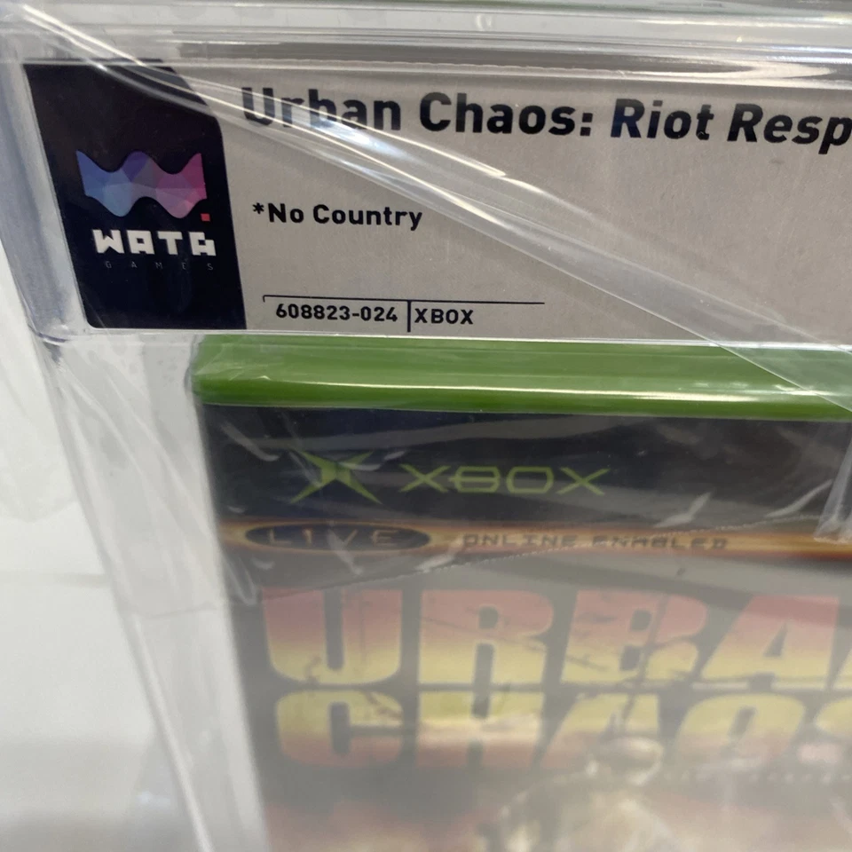 Original Xbox - URBAN CHAOS: Riot Response - New / Sealed / WATA 9.8 A+ POP 1 - Image 3 of 4