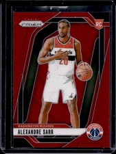 2024-25 Panini Prizm Alexandre Sarr RC Red Rookie #/299 Wizards