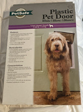 Large PetSafe Plastic Freedom Pet Door Weather Tight Closure Seal 1-100 lbs Dog