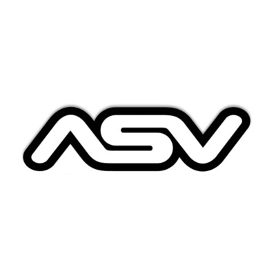 ASV Inventions Large Logo Sticker Sportbike Dirtbike Motorcycle Decal 8.5'' x 2.5
