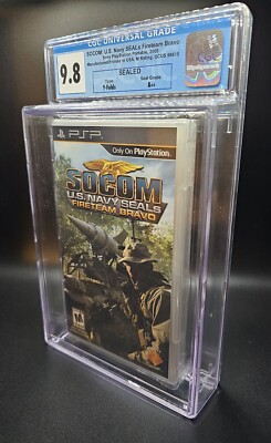 2005 SOCOM US Navy Seals Fireteam Bravo PSP Graded Game CGC 9.8 SEALED A++ MINT