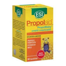 ESI Propolaid - PropolBaby alla Propoli e Echinacea Immunostimolanti, 80 Orsetti