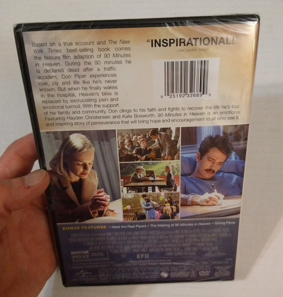 90 Minutes in Heaven DVD Movie Hayden Christensen Brand NEW