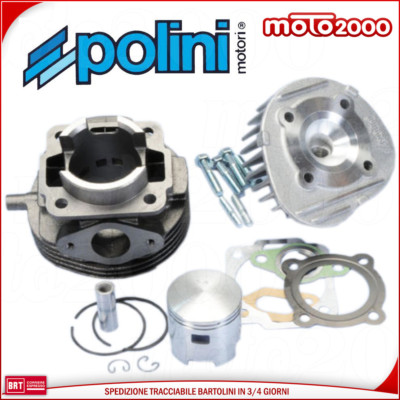 KIT GRUPPO TERMICO CILINDRO 55 102cc POLINI 1400056 VESPA 50 SPECIAL - Foto 3