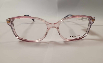 Coach 5641  54-16 140 Gradient Transparent Violet Square Frame Eyeglasses