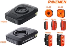 RAVEMEN Bicycle Head Tail Bike Light Set Rechargeable FR300/FR160 Front Mount