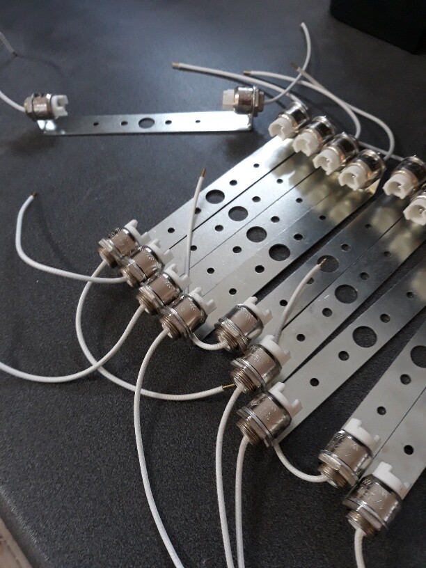 8 x R7s Lámpara Soporte Enchufe Kit LED Halógeno 118mm Lámparas VDE CE DIN Aprobado