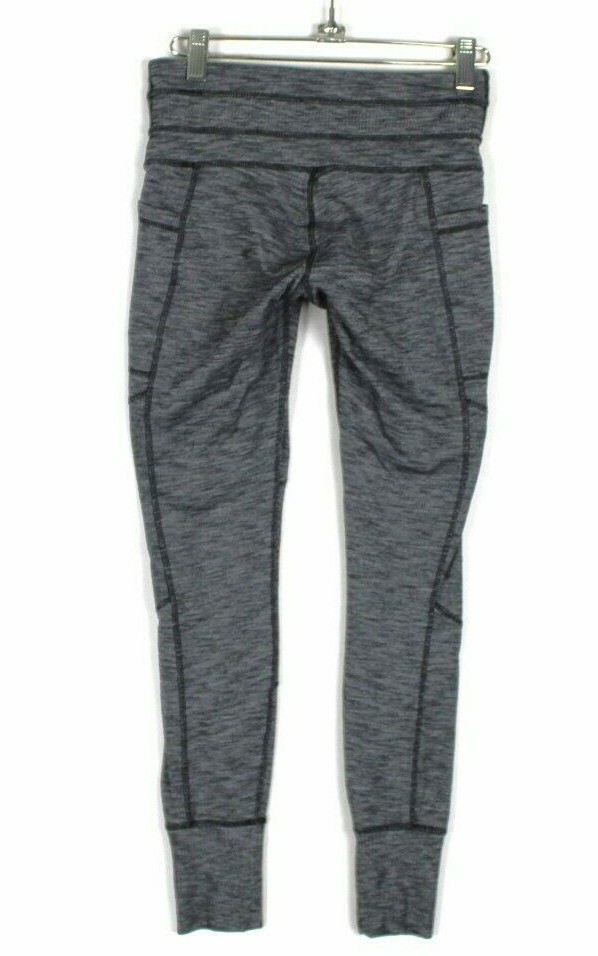 Athleta EXCURSION Heathered Black Gray Tight Legg… - image 4