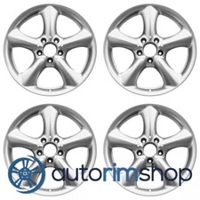 Mercedes C230 C320 Clk320 2003-2006 17 Oem Wheels Rims Staggered Set Silver