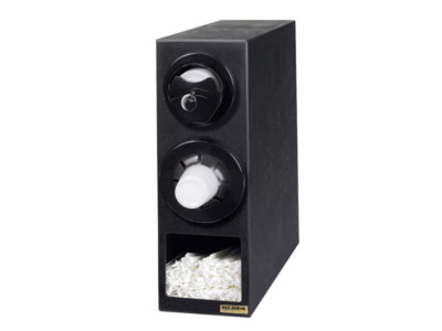Sentry Becherspender Becher Deckel und Trinkhalm Boxsystem (L22CS2951BK-3)