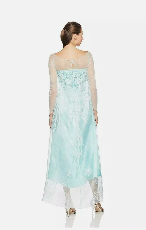 迪士尼冰雪奇缘艾莎豪华公主女式尺寸 4/6 许可服装 (BB) — 第 2/3 张图片