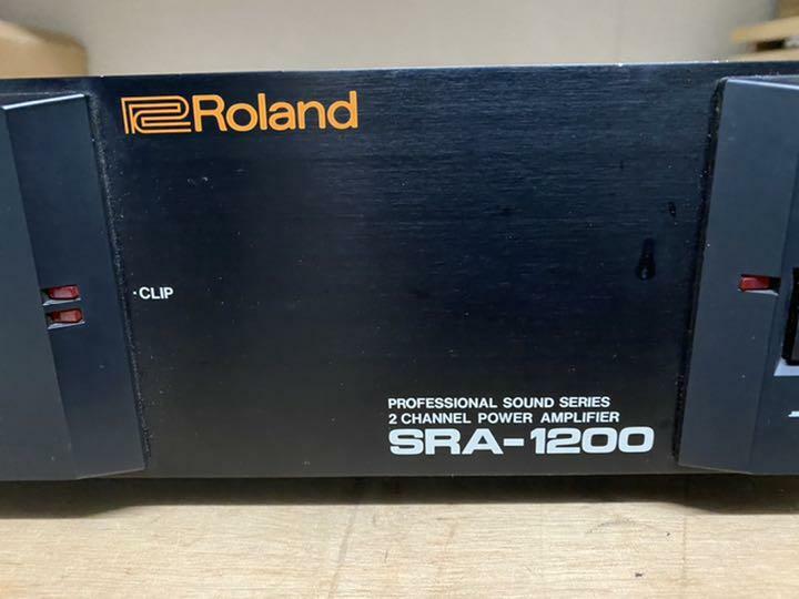 【希少】Roland SRA-1200 パワーアンプ￼ローランドテック Roland PROFESSIONAL SOUND SERIES 2 CHANNEL POWER AMPLIFIER