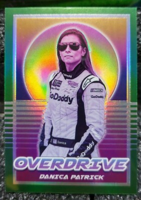 2022 Panini Chronicles #3 Danica Patrick ''Prizm'' Overdrive Racing Card
