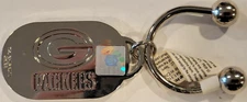 NFL Green Bay Packers Name Keychain, NEW (LOGO)