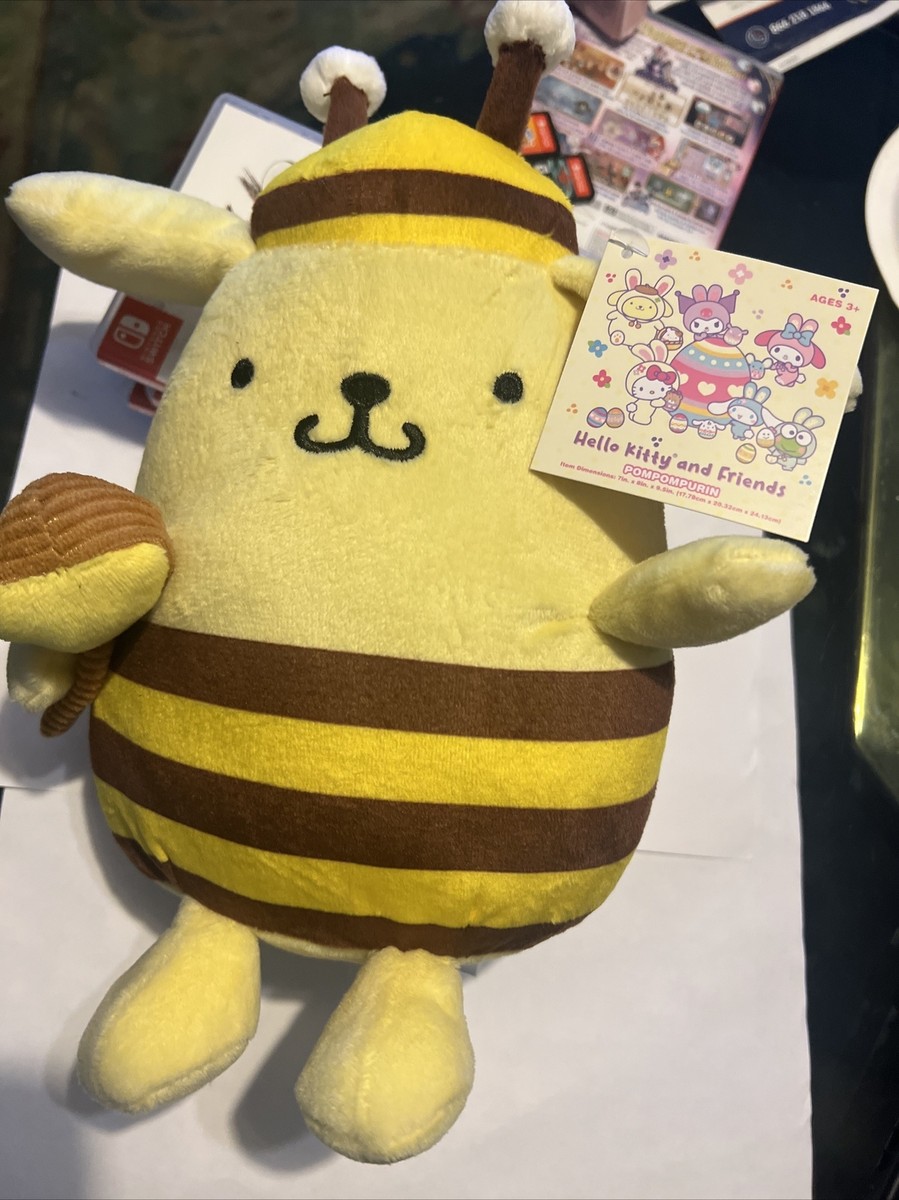 Sanrio Pompompurin Bee Mascot マスコットハチ激レア Sanrio PomPomPurin Honeybee- Hello Kitty & Friends Easter 2024 NWT
