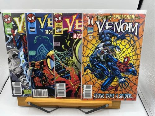 VENOM ALONG CAME A SPIDER #1-4 COMIC BOOK LOT FULL SERIES BEN REILLY SPIDER-MAN