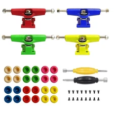 Set 46Pcs Trucks & Wheel Screws Spanner 96mm Fingerboard Skateboard Accessories