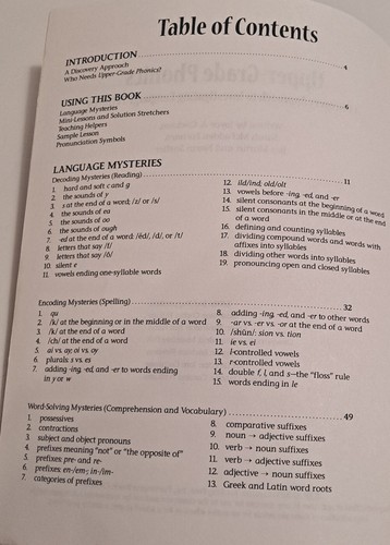 Upper Grade Phonics Investigating Language Grades 4-6 Homeschooling - Picture 3 of 5