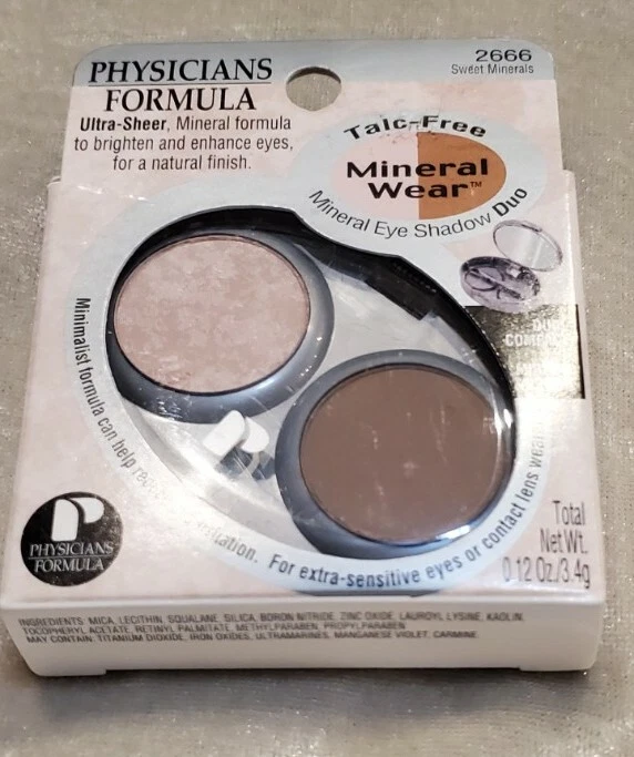 Physicians Formula Mineral Wear Mineral Eye Shadow Duo 2666 SWEET Minerals New - Image 3 of 4