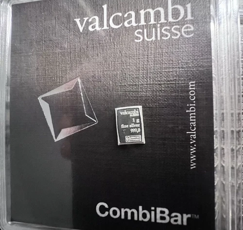 1 gram Silver Bar - Valcambi Buy 3 Or More Get Free Tracking Fast Shipping