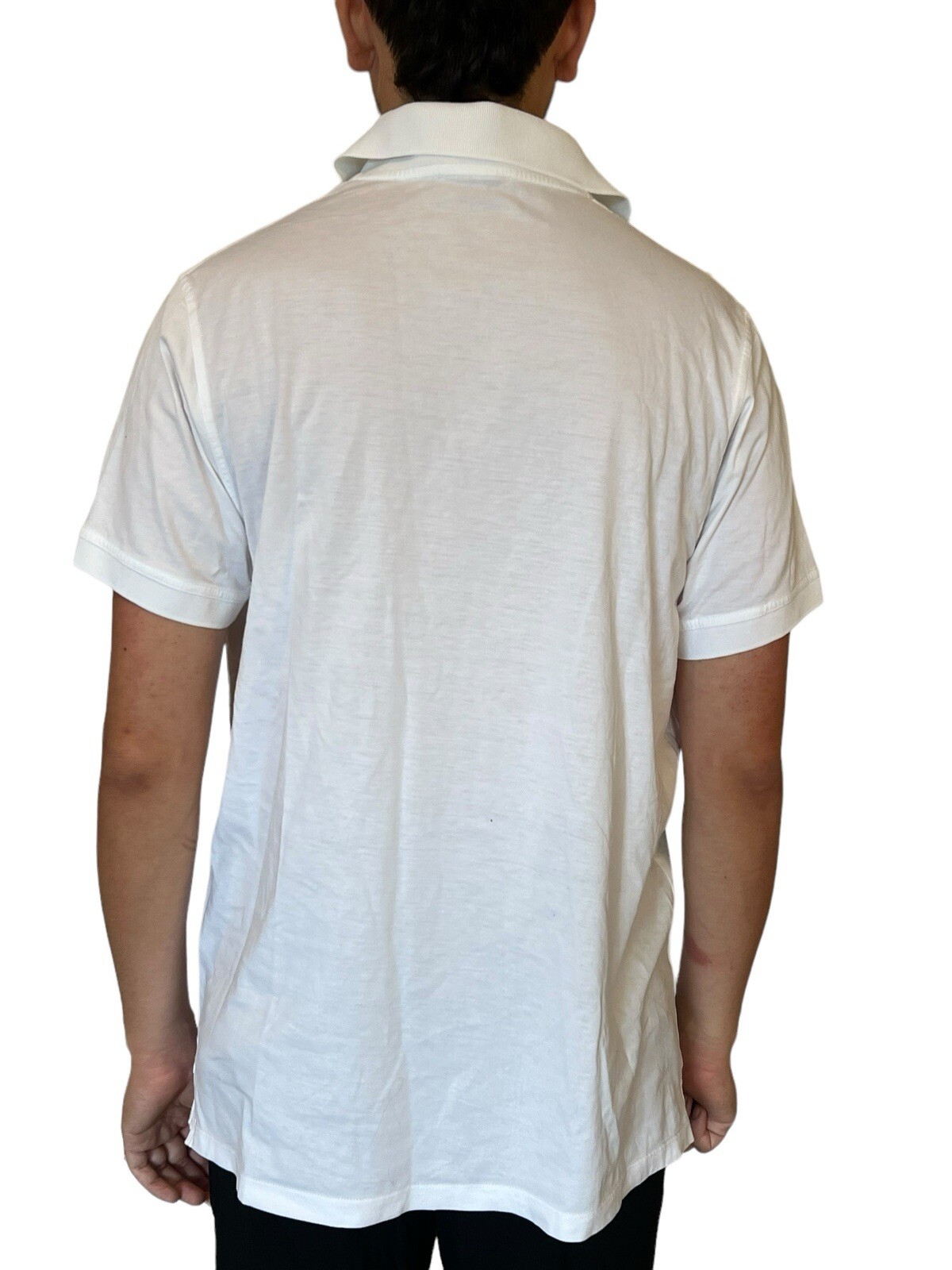 FILA POLO UOMO RICHARD JAMES SAVILE ROW BIANCA MANICA CORTA COTONE TAGLIA LARGE