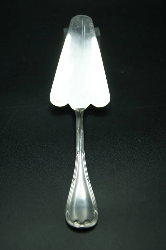 DE COLECCIÓN CHRISTOFLE RUBANS CROISES 1 PASTEL SERVIDOR DE PASTELES PLATEADO PARÍS FRANCIA Foto 4 de 4