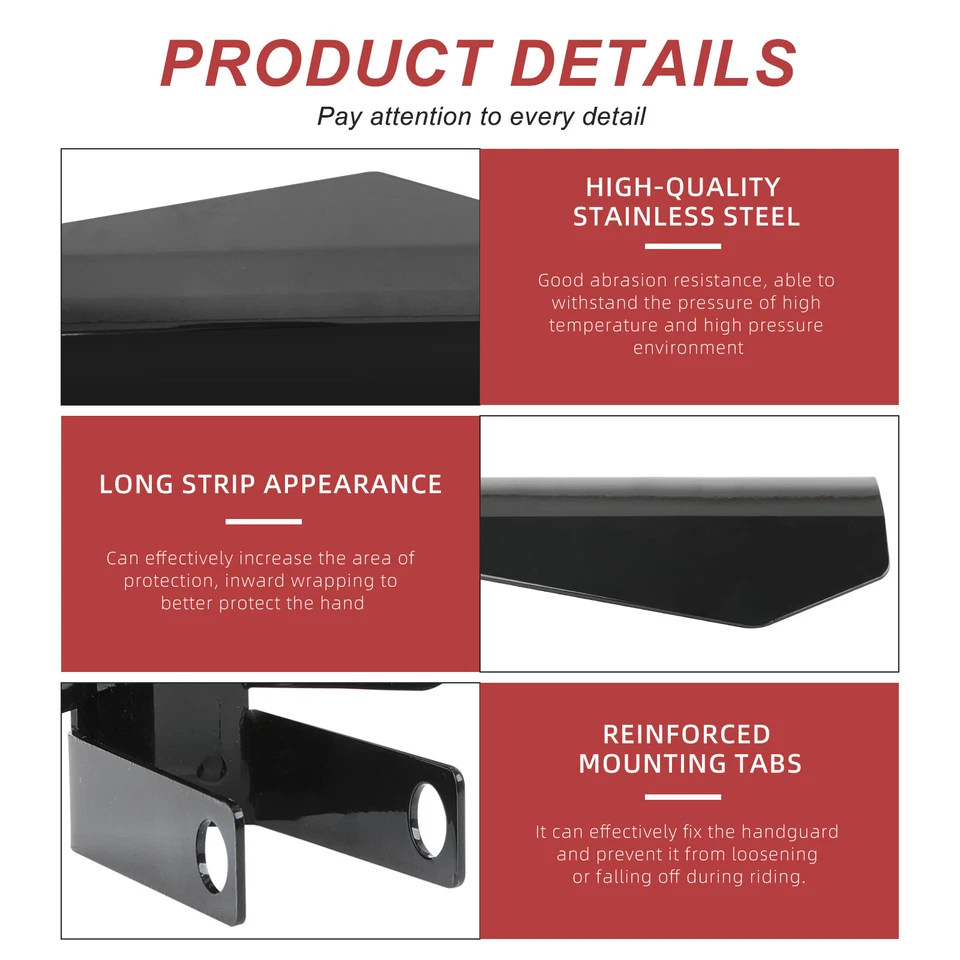 Pair Coffin Cut Handguards Hand Guards For Harley Davidson Road Glide Special - Image 4 of 4