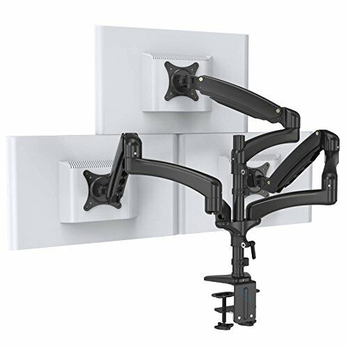 Tisch-Halterung für 3 Bildschirme von 15 - 27 Zoll mit VESA 75/100 (FY138DB) - Bild 3 von 3