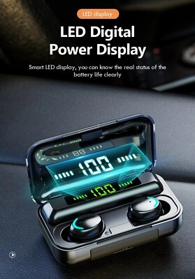 9D Surround Kopfhörer Bluetooth5.0 TouchControl In-Ear Ohrhörer Wireless Headset