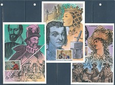 carte  1er jour  les 6 héros d' aventures   75  Paris    1997