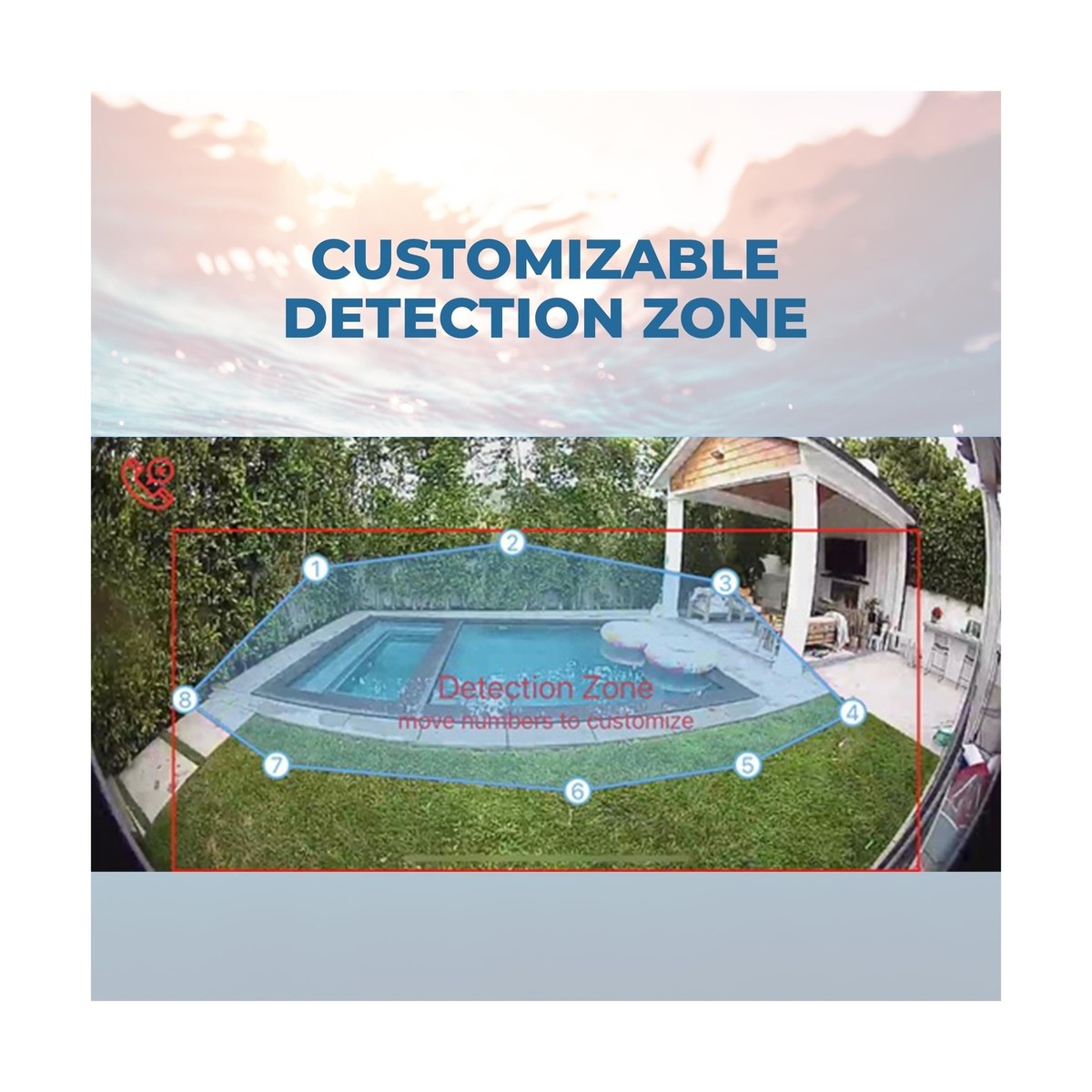 Swimming Pool Alarm Camera SwamCam Pool Alarm Dual Wi-Fi Camera System ...