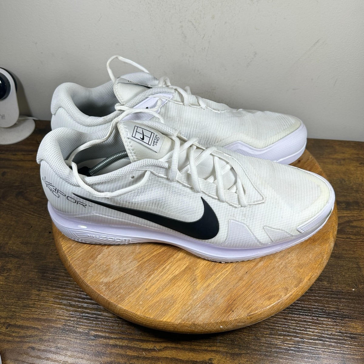 Size 14 - NikeCourt Air Zoom Vapor Pro White Black for sale