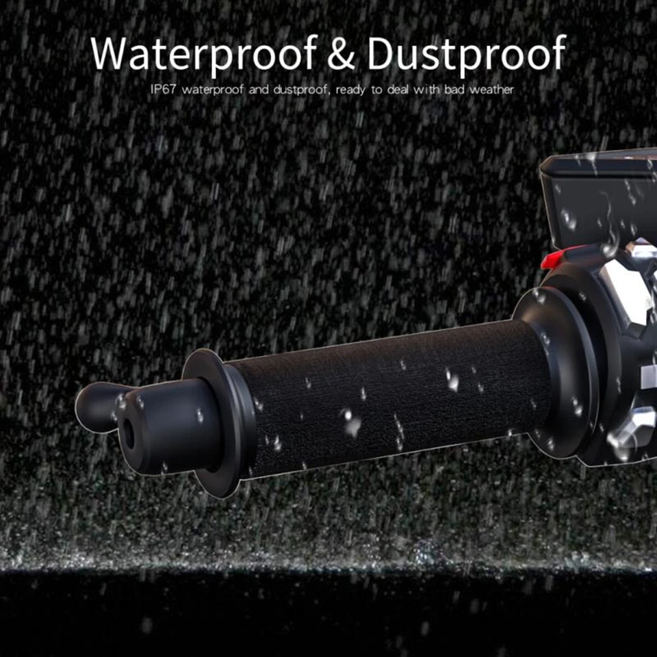 Manillar térmico para motocicleta ATV empuñaduras térmicas eléctricas control de temperatura Foto 4 de 4