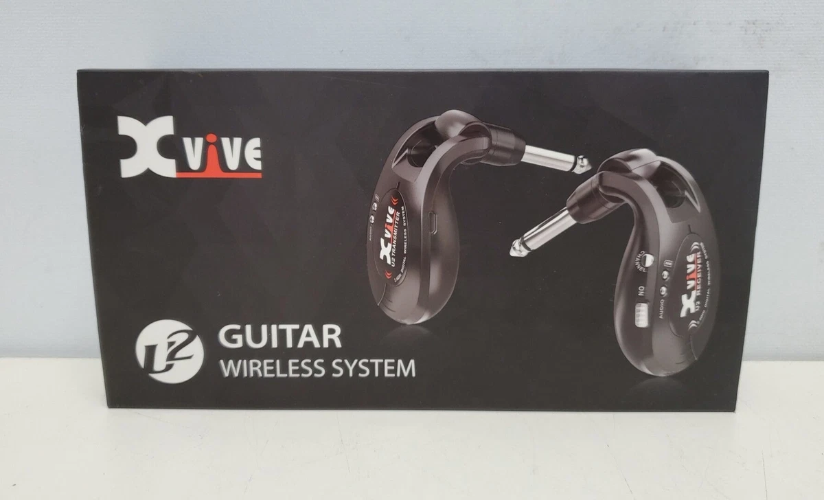 Xvive XV-U2 Guitar Wireless System Black 2.4GHz Digital Guitar Transmitter