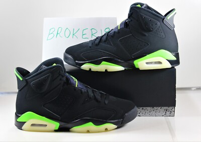 AIR JORDAN 6 RETRO ELECTRIC GREEN CT8529-003 men's size 12