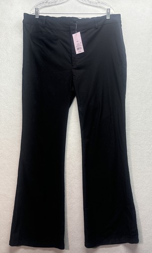 Woman’s Wild Fable Flare Leg Trouser Pants Black XXL NWT - 第 1/6 張圖片