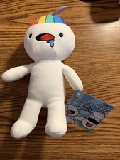 1x JAMES THE ODD 1'S OUT ONES BABY PLOOOSH 8" WITH PROPELLER HAT PLUSH IN HAND