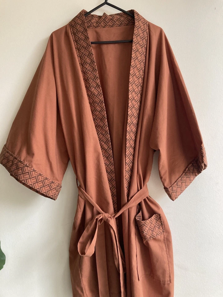 Dunhill Robe Cigar Kimono Wrap One Size fits All - image 3 of 4