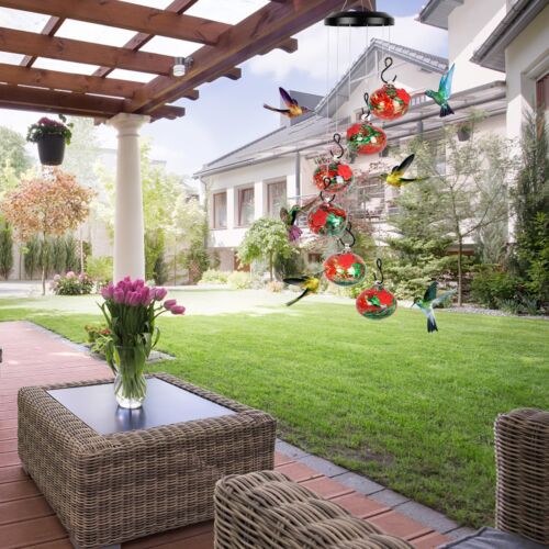 Charming Wind Chimes Hummingbird Feeders For Outdoors Hanging Ant And Bee Garden - Picture 4 of 6
