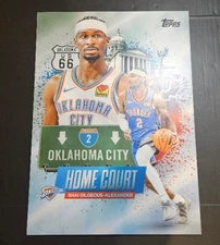 2025-26 Topps Shai Gilgeous-Alexander Home Court Advantage Jumbo Poster Card