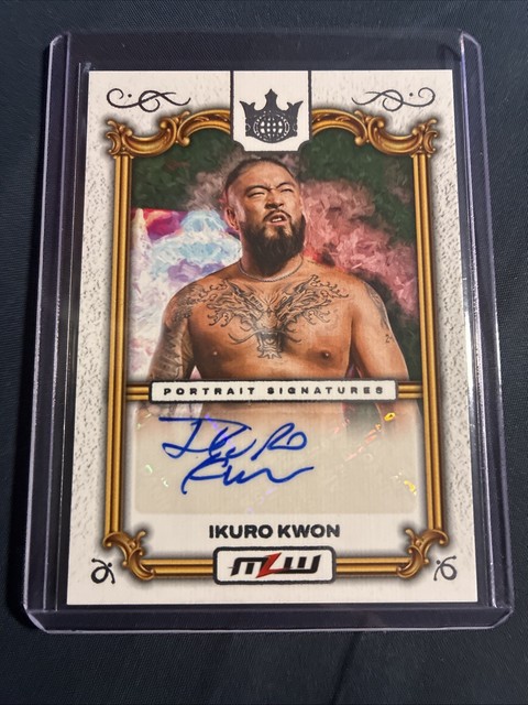 2026 Ring Royalty MLW - PORTRAIT SIGNATURES - IKURO KWON AUTO