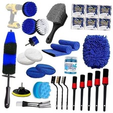 Car Detailing Kit Interior and Exterior Cleaner, Car Cleaning Kit with 31pcs